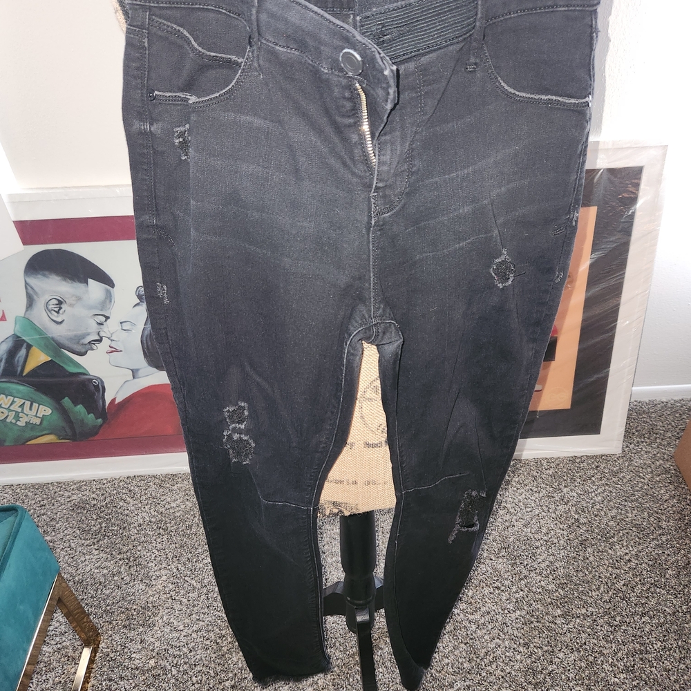 RtA Denim Womens Distressed Jeans